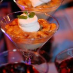 Banana Foster Trifle with Vanilla Rum Sauce
