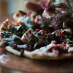 Portobello Mushroom Pizzas with Spinach and Sun Dried Tomatoes